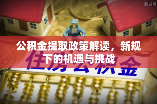 湟源公积金提取政策解读，新规下的机遇与挑战
