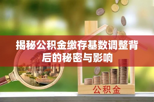 湟源揭秘公积金缴存基数调整背后的秘密与影响