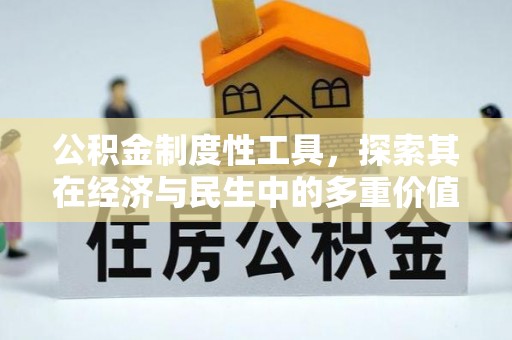 湟源公积金制度性工具，探索其在经济与民生中的多重价值