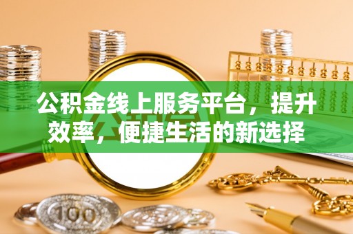 湟源公积金线上服务平台，提升效率，便捷生活的新选择