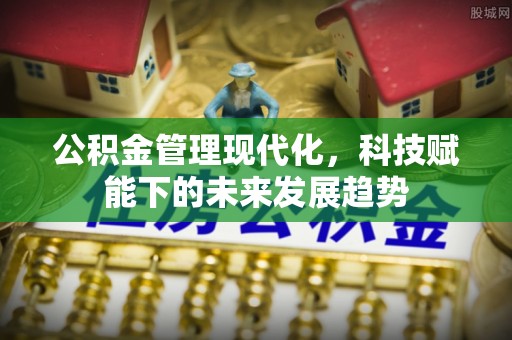 湟源公积金管理现代化，科技赋能下的未来发展趋势